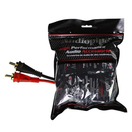 Audiopipe AMF3 3 Ft. Oxygen Free RCA Cable Per Bag - 10 Piece